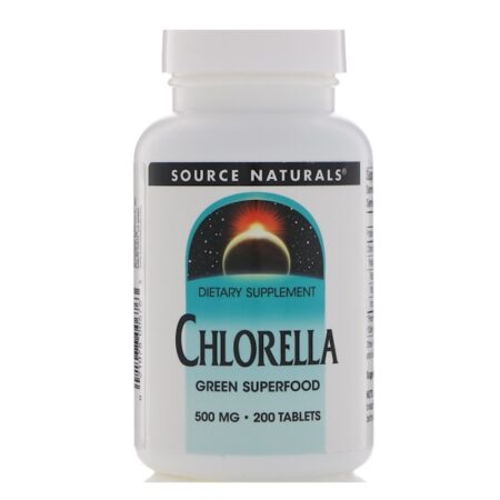 Source Naturals, Chlorella, 500 mg, 200 tabletes