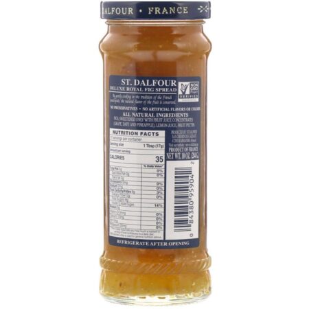 St. Dalfour, Figo Real, Geleia de Frutas, 10 oz (284 g) - Imagem 2
