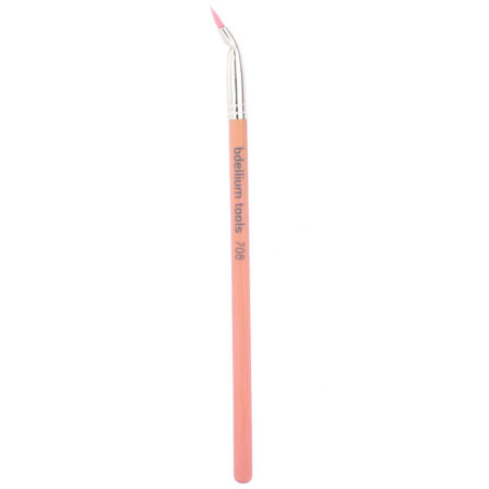 Bdellium Tools, Pink Bambu Series, Eyes 708, 1 Pincel Bent Eyeliner