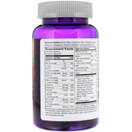 Nature's Way, Alive! 50+ Vitaminas de Goma para Mulher, Sabores de Frutas, 75 Balas de Goma - Imagem 2