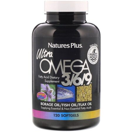 Nature's Plus, Ultra Ômega 3/6/9, 120 Softgels