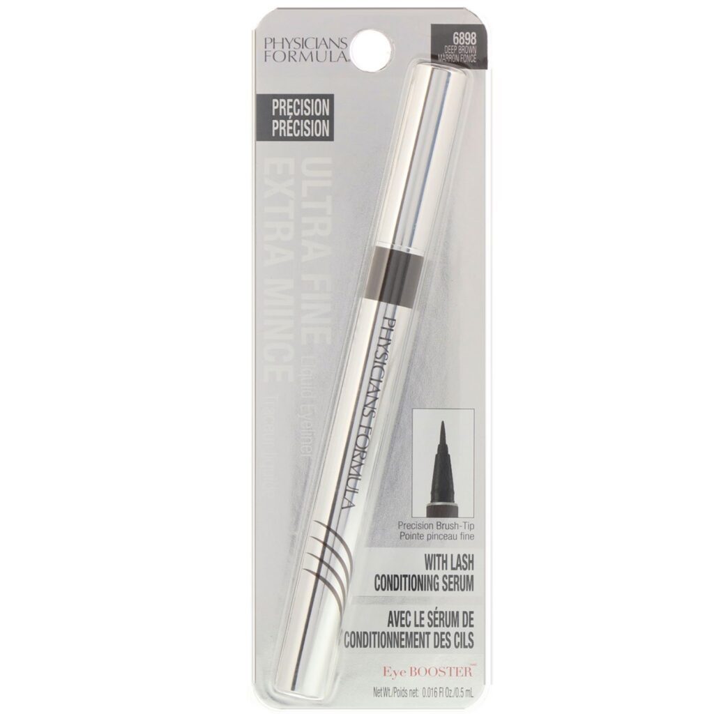 Physicians Formula, Eye Booster, Delineador Líquido Ultra Fino com Soro Condicionador para Cílios, Marrom Profundo, 0,5 ml (0,016 fl oz) - Imagem 2