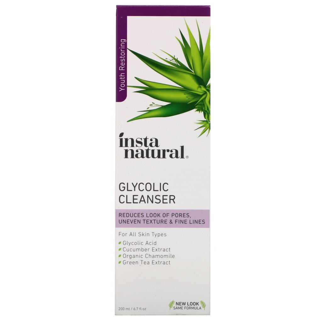 InstaNatural, Glycolic Cleanser, 6.7 fl oz (200 ml) - Imagem 2
