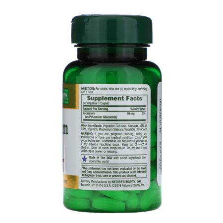 Nature's Bounty, Potássio, 99 mg, 100 Cápsulas - Image 2