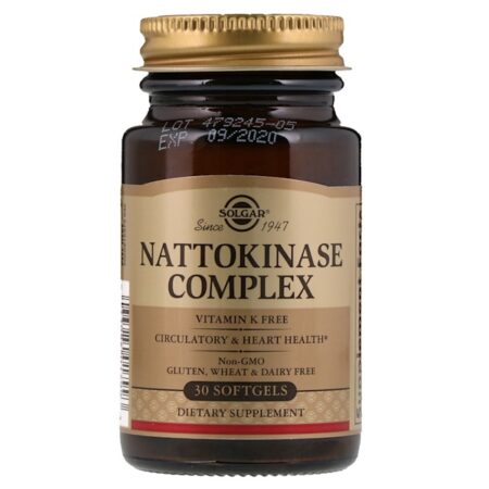 Solgar, Complexo de Nattokinase, 30 Cápsulas Gelatinosas