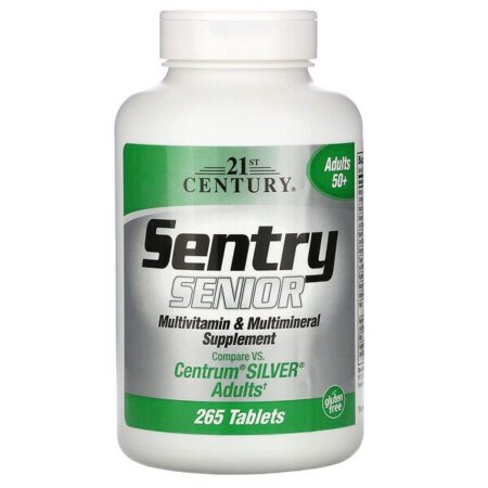 21st Century, Suplemento sentinela, multivitamínico e multimineral, adultos, 300 comprimidos