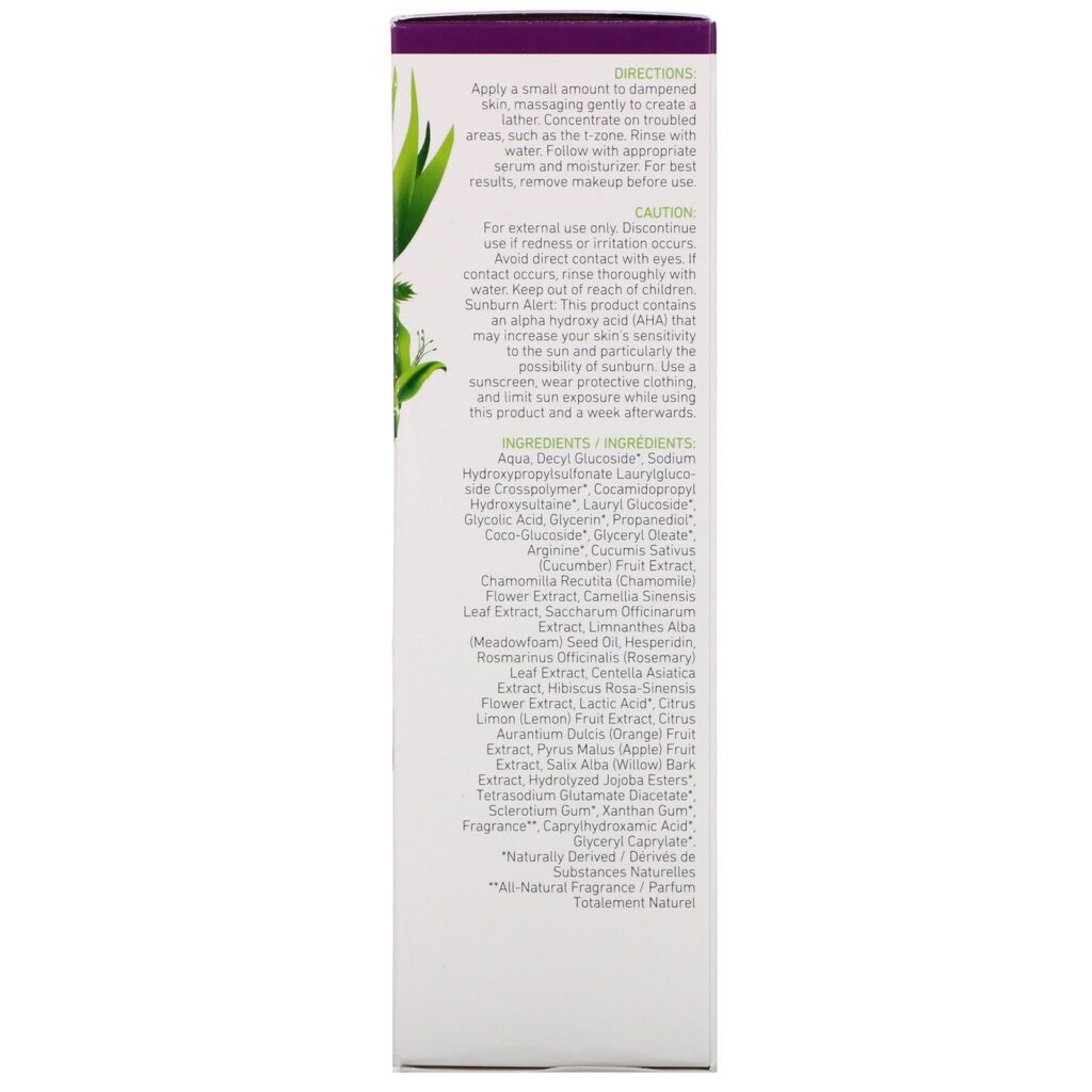 InstaNatural, Glycolic Cleanser, 6.7 fl oz (200 ml) - Imagem 3