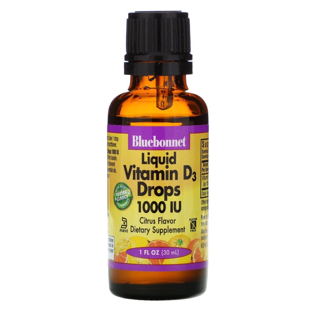 Bluebonnet Nutrition, Gotas de Vitamina D3 Líquida, Sabor Natural de Limão, 1.000 UI, 30 ml (1 fl oz) - Imagem 3