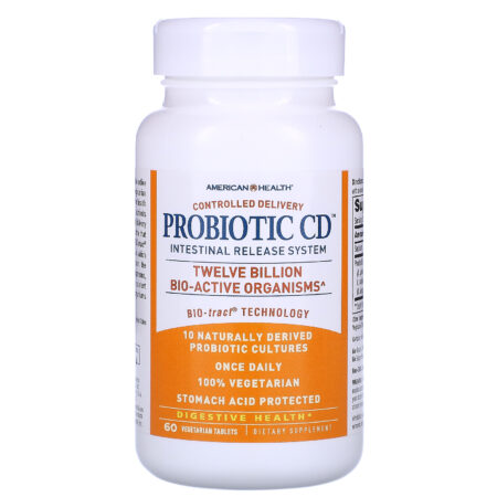 American Health, Probiotic CD, Intestinal Release System, 60 Vegetarian Tablets - Image 3