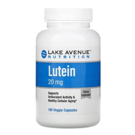 Lake Avenue Nutrition, Luteína, 20 mg, 180 Cápsulas Vegetais