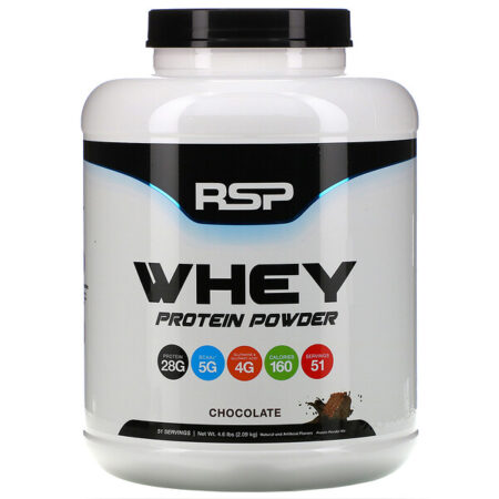 RSP Nutrition, Whey Protein em Pó, Chocolate, 2,09 kg (4,6 lb)