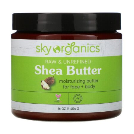 Sky Organics, Shea Butter, Raw & Unrefined, 16 fl oz (454 g)