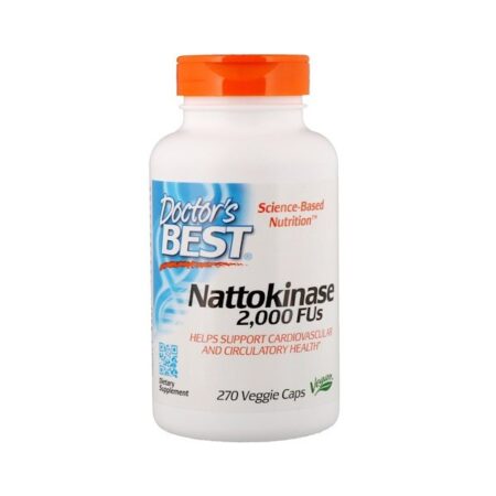 Doctor's Best, Best Nattokinase, 2.000 FU, 270 Cápsulas Vegetais