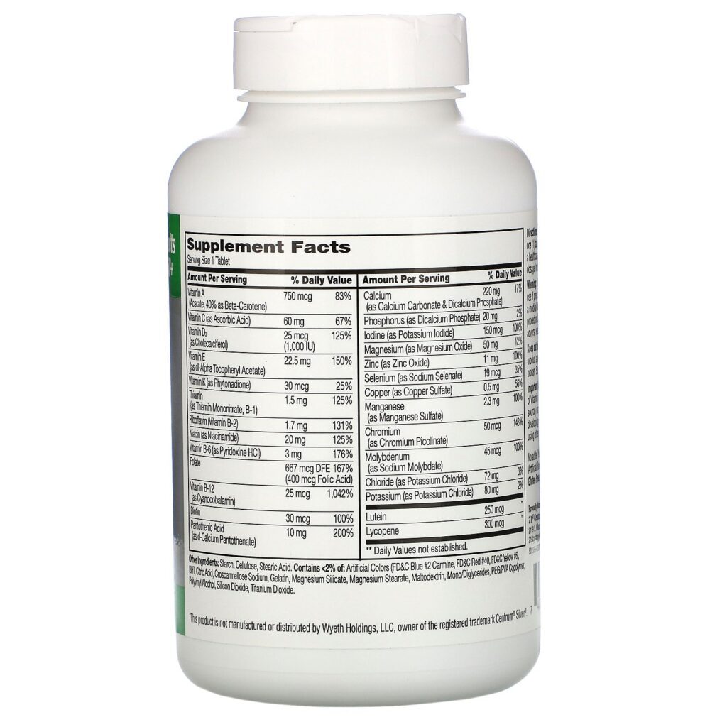 21st Century, Suplemento sentinela, multivitamínico e multimineral, adultos, 300 comprimidos - Imagem 2