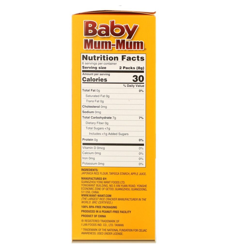 Hot Kid, Baby Mum-Mum, Original Rice Rusks, 24 Rusks, 1.76 oz (50 g) - Imagem 2
