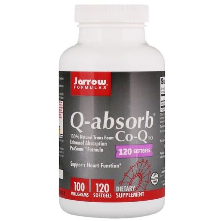 Jarrow Formulas, Q-absorb, Co-Q10, 100 mg, 120 Cápsulas Softgel