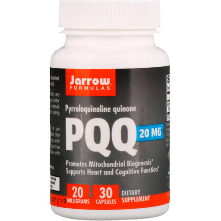 Jarrow Formulas, PQQ (Pirroloquinolina Quinona), 20 mg, 30 Cápsulas