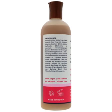 Zion Health, Adama, Shampoo de Minerais Antigos, Pêssego e Jasmim, 16 fl oz (473 ml) - Image 3