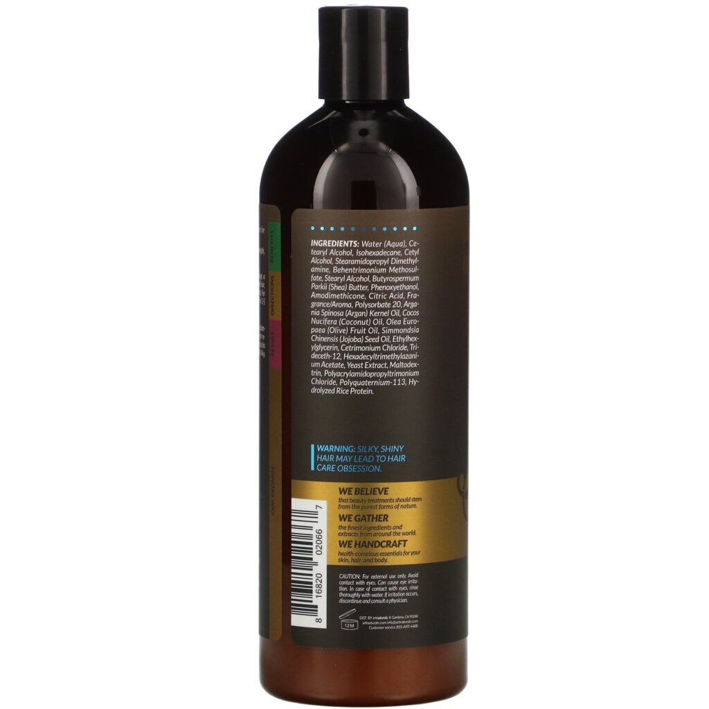 Artnaturals, Argan Oil & Olive Oil Conditioner, Boost & Rejuvenate, 16 fl oz (473 ml) - Imagem 2
