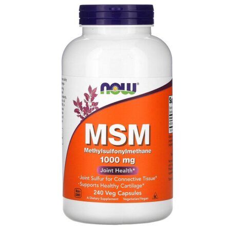 Now Foods, MSM, Methylsulfonylmethane, 1.000 mg, 240 Cápsulas