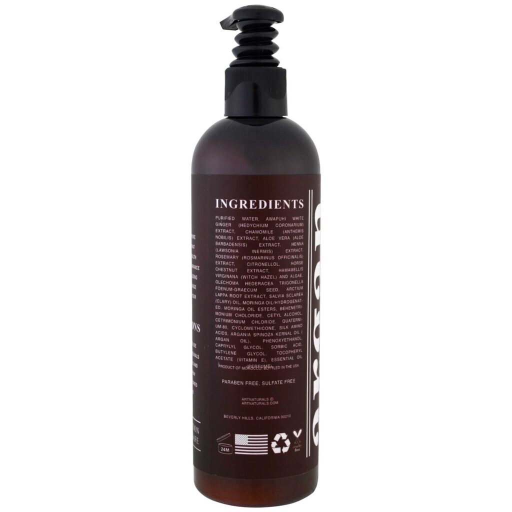 Artnaturals, Condicionador Leave-In de Óleo de Argan Orgânico, Fórmula Terapêutica, 12 fl oz (354,9 ml) - Imagem 2