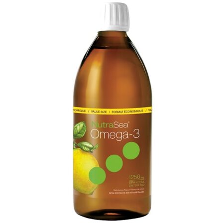 Ascenta, NutraSea, Ômega-3, Sabor de Limão Zesty, 500 ml (16,9 fl oz)