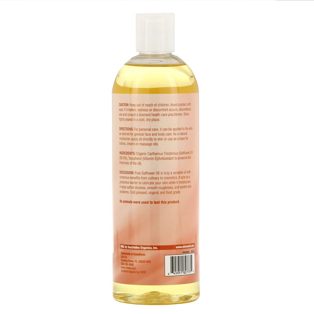 Life-flo, Óleo Puro de Cártamo, Cuidados com a Pele, 16 fl oz (473 ml) - Imagem 2