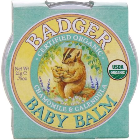 Badger Company, Bálsamo para Bebês, Camomila e Calêndula, 0,75 oz (21 g) - Image 2