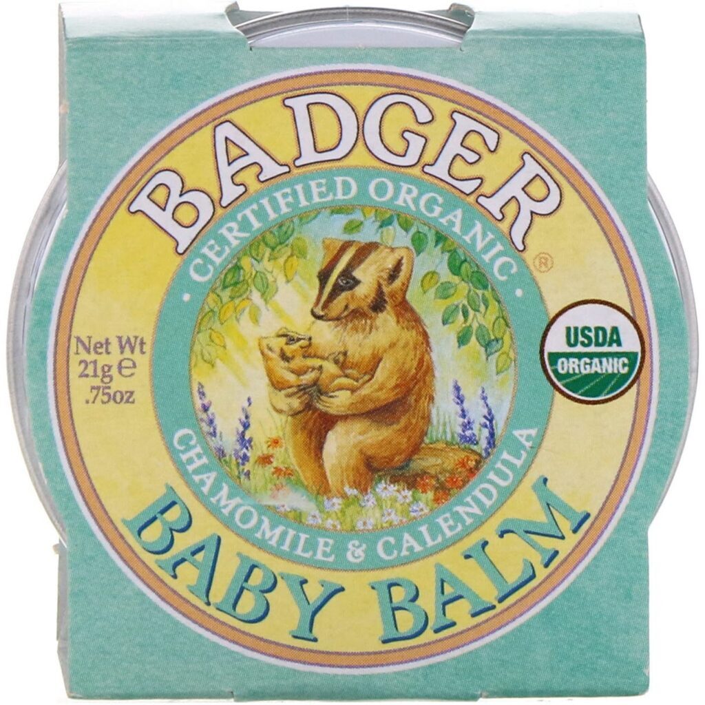 Badger Company, Bálsamo para Bebês, Camomila e Calêndula, 0,75 oz (21 g) - Imagem 2