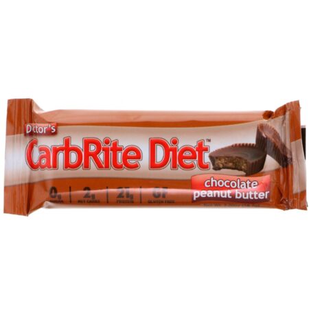 Universal Nutrition, Doctor's CarbRite Diet Bars, Chocolate Peanut Butter, 12 Bars, 2.00 oz (56.7 g) Each - Image 4