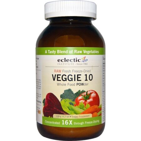 Eclectic Institute, Veggie 10, Pó de Alimento Integral, 4.2 oz (120 g)