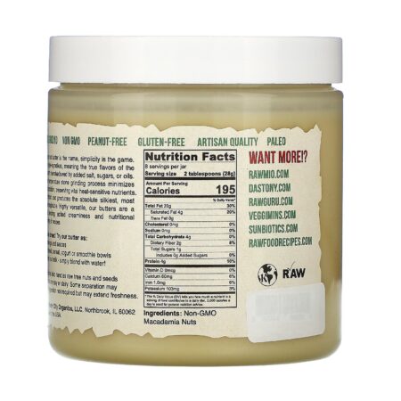 Dastony, Macadamia Nut Butter, 8 oz (227 g) - Image 2