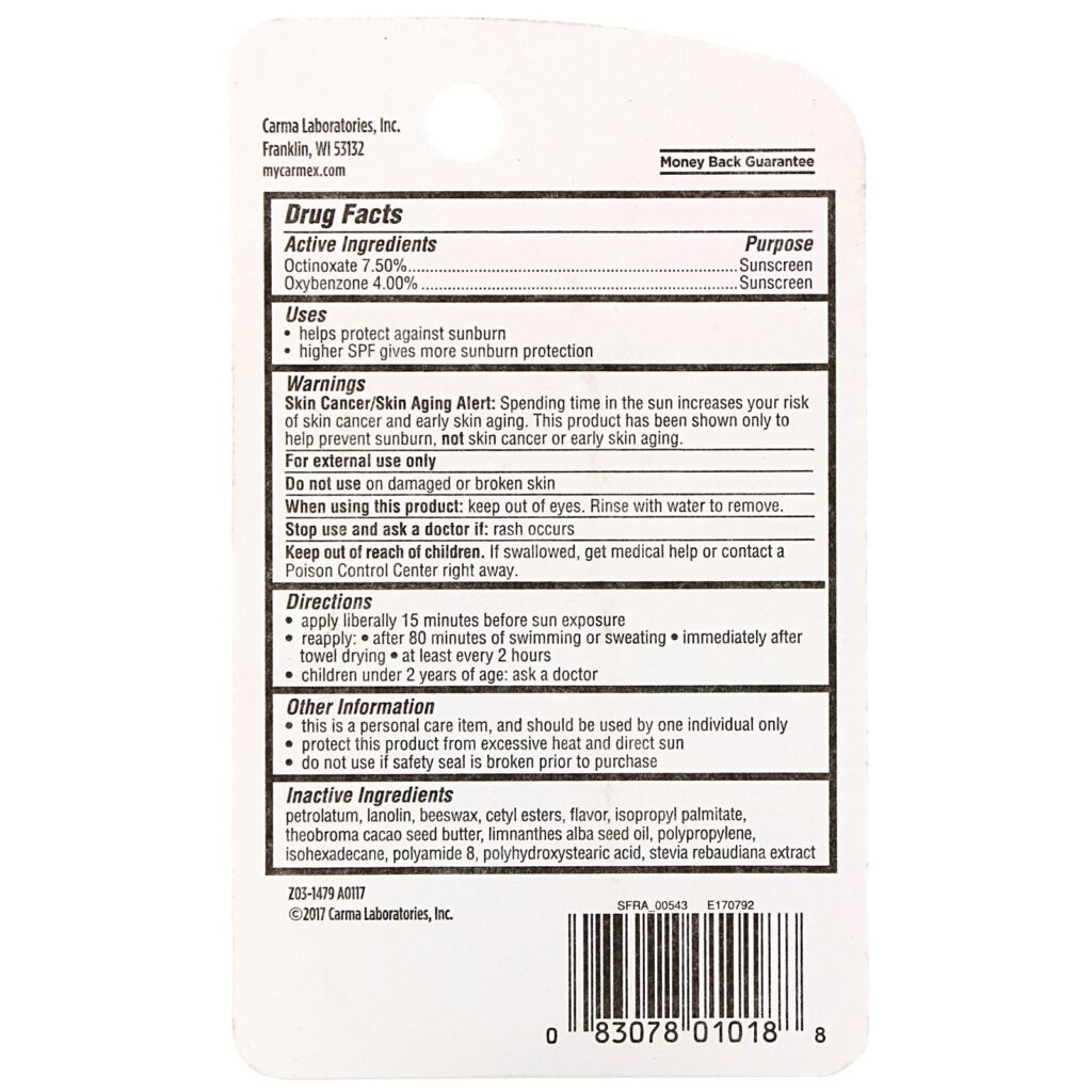 Carmex, Daily Care, Bálsamo Labial Hidratante, Morango, FPS 15, 10 g (0,35 oz) - Imagem 3