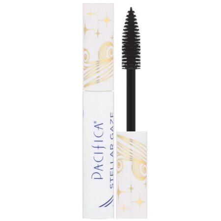 Pacifica, Stellar Gaze, Mascara Mineral com Comprimento e Força, Supernova Black, 7,1 g (0,25 oz)