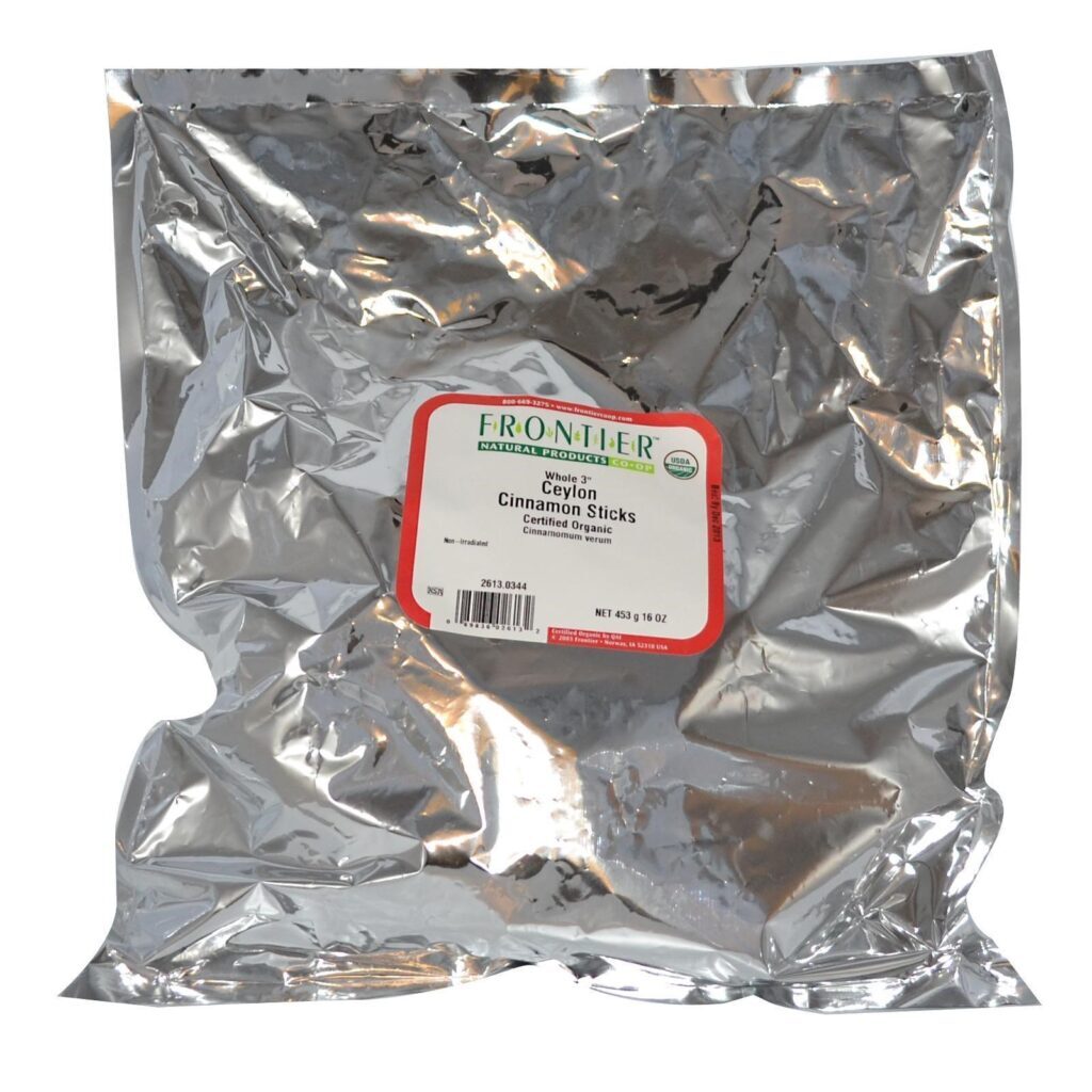Frontier Natural Products, Bastões de Canela 3" Orgânicos Inteiros, 16 oz (453 g) - Imagem 2