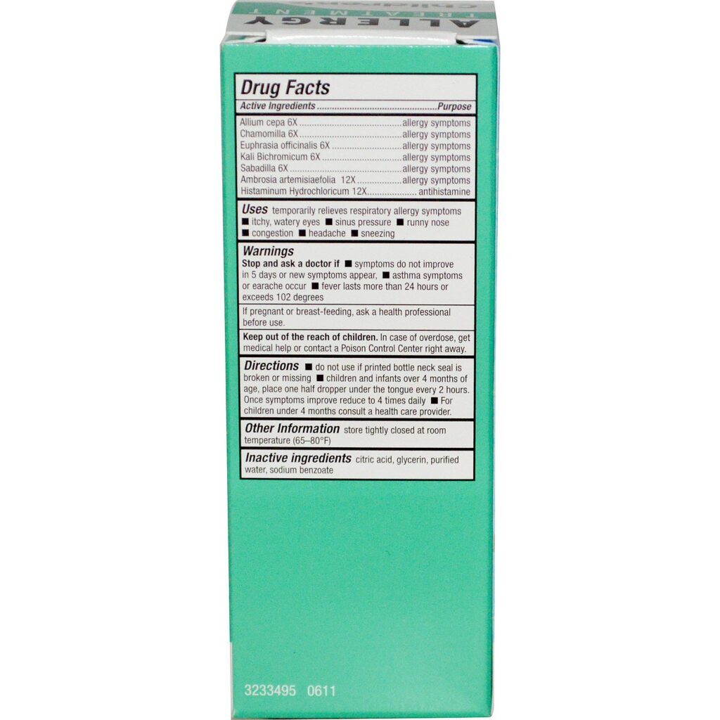 NatraBio, BioAllers, Alergia Infantil, Tratamento de Alergia, 30 ml (1 fl oz) - Imagem 2