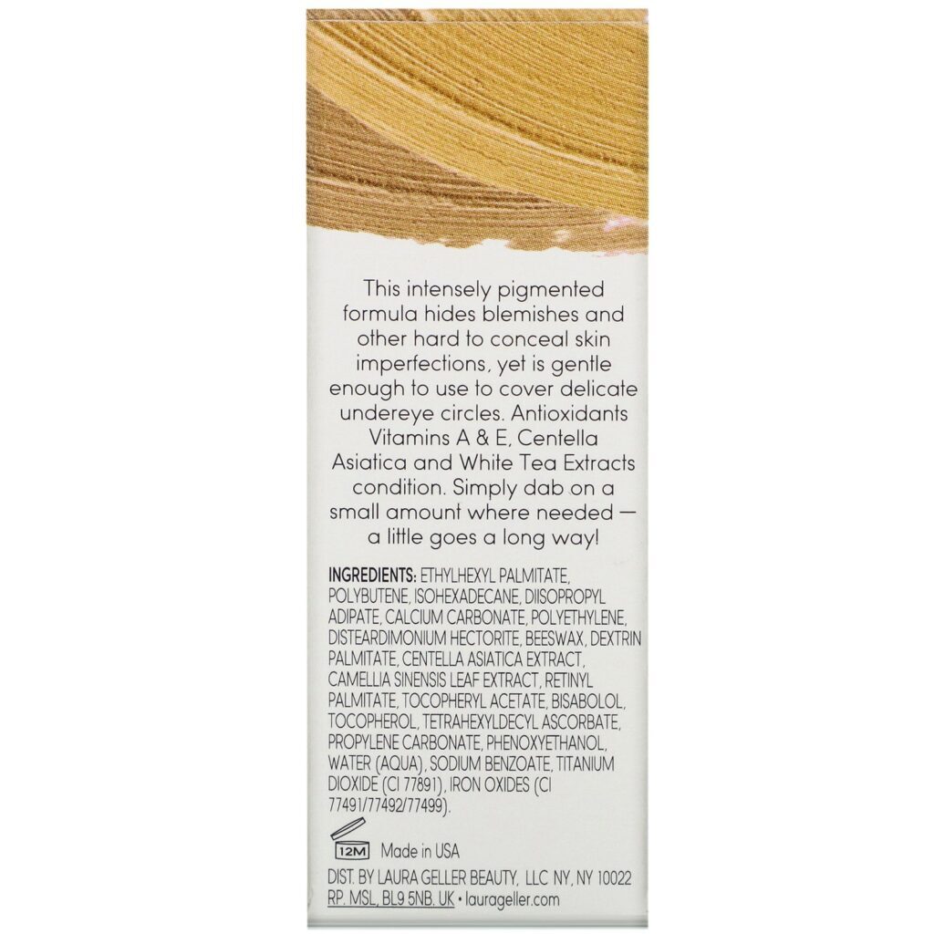 Laura Geller, Real Deal Concealer, Medium, 0.70 oz (20 g) - Imagem 3
