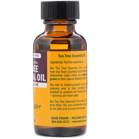 Herb Pharm, Tea Tree Essential Oil, 1 fl oz (30 ml) - Image 2