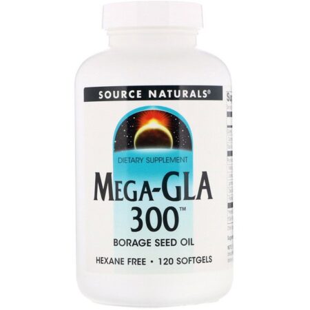 Source Naturals, Mega-GLA 300, 120 Cápsulas Gelatinosas