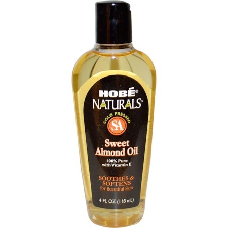 Hobe Labs, Natural, óleo de amêndoa doce, 4 fl oz (118 ml)