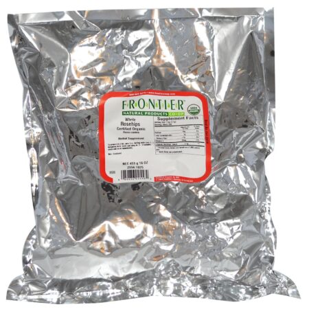 Frontier Natural Products, Frutos de Roseira Orgânicos Inteiros, 16 oz (453 g) - Image 2