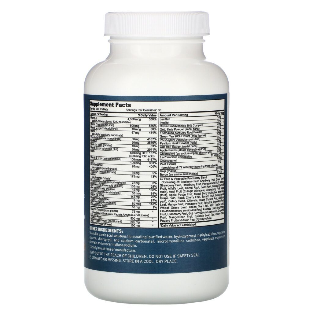 Dr. Tobias, Adult Multivitamin, 90 Tablets - Imagem 2
