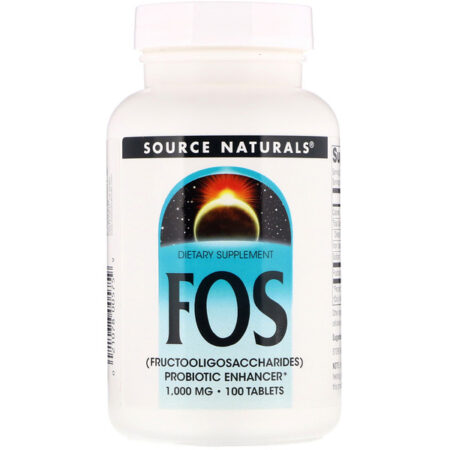 Source Naturals, FOS, 1,000 mg, 100 Tablets