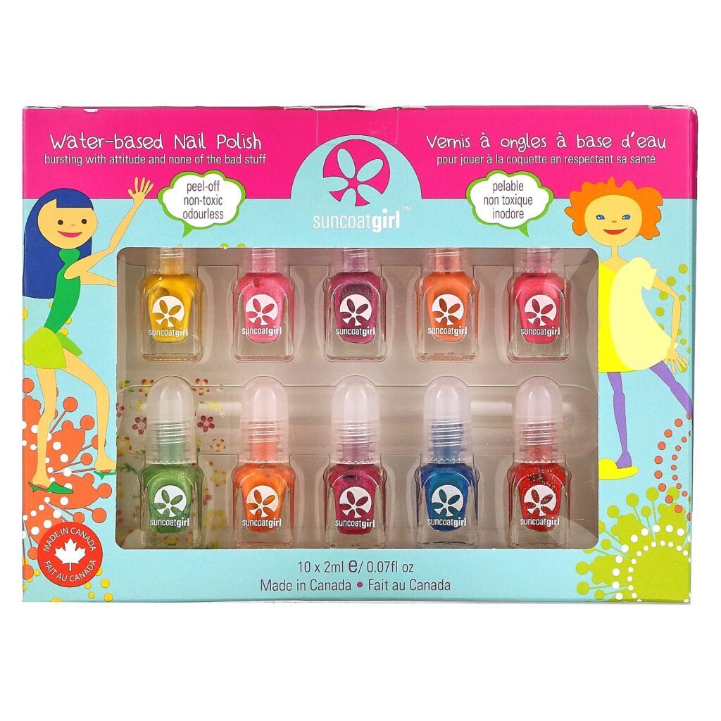 SuncoatGirl, Kit de Esmaltes à Base de Água, Paleta de Festa, 10 Unidades - Imagem 2