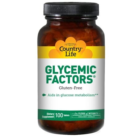 Country Life, Glycemic Factors, 100 tabletes