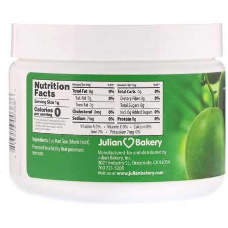 Julian Bakery, Fruta-dos-Monges Pura, 100 g (3,5 oz) - Image 2