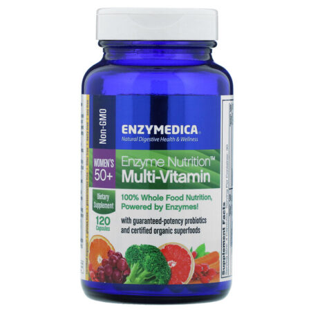 Enzymedica, Multivitamínico Enzyme Nutrition, Para Mulheres com 50+, 120 Cápsulas