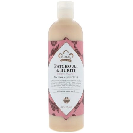 Nubian Heritage, Sabonete Líquido Corporal, Patchouli e Buriti, 384 ml (13 fl oz)