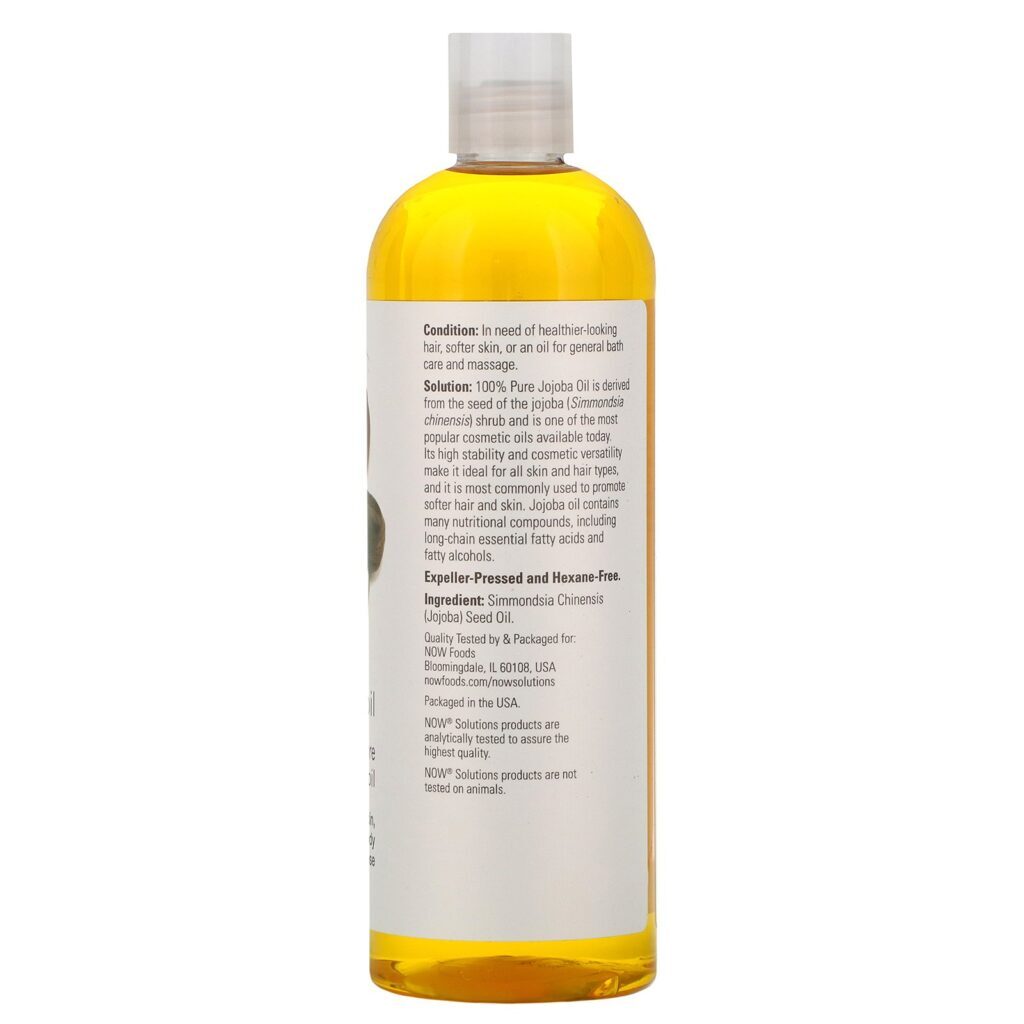 Now Foods, Soluções, Óleo de Jojoba, 473 ml (16 fl oz) - Imagem 2