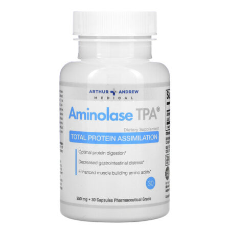 Arthur Andrew Medical, Aminolase TPA, Assimilação Total de Proteína, 250mg, 30 Cápsulas